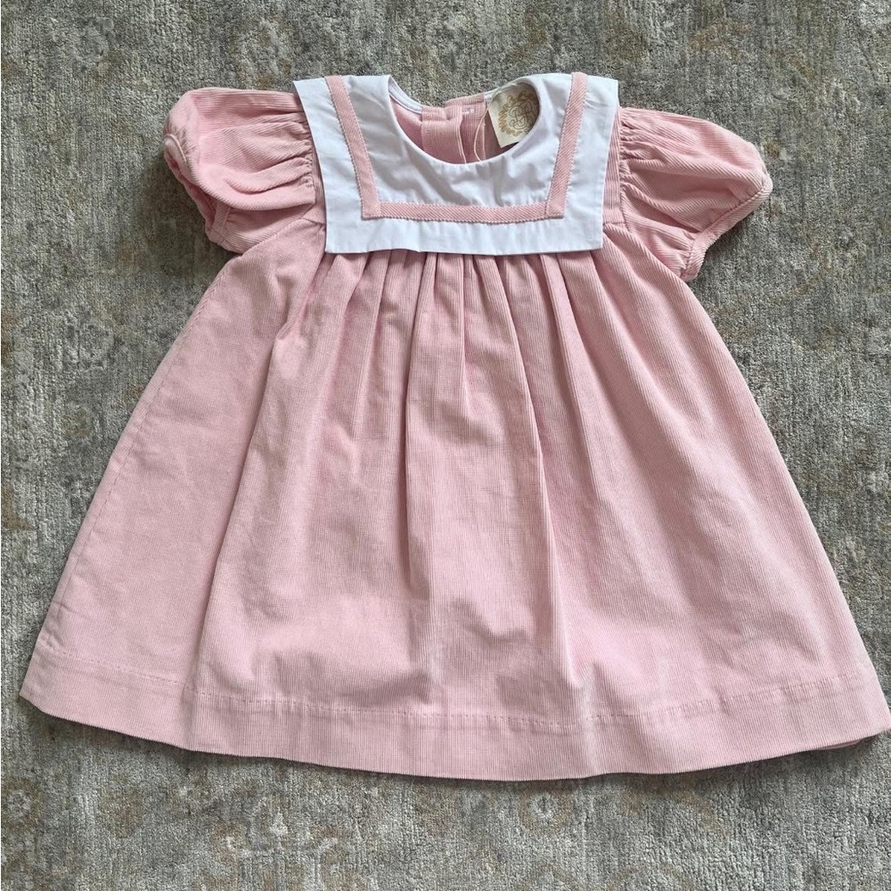 The Beaufort Bonnet Company Pink Puff Sleeve Dress